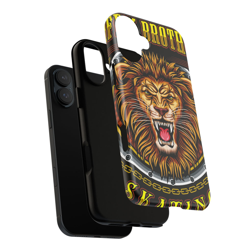 Lion King Tough Cases Phone Case — Fierce Roaring Lion Design, Protective Shockproof Cover
