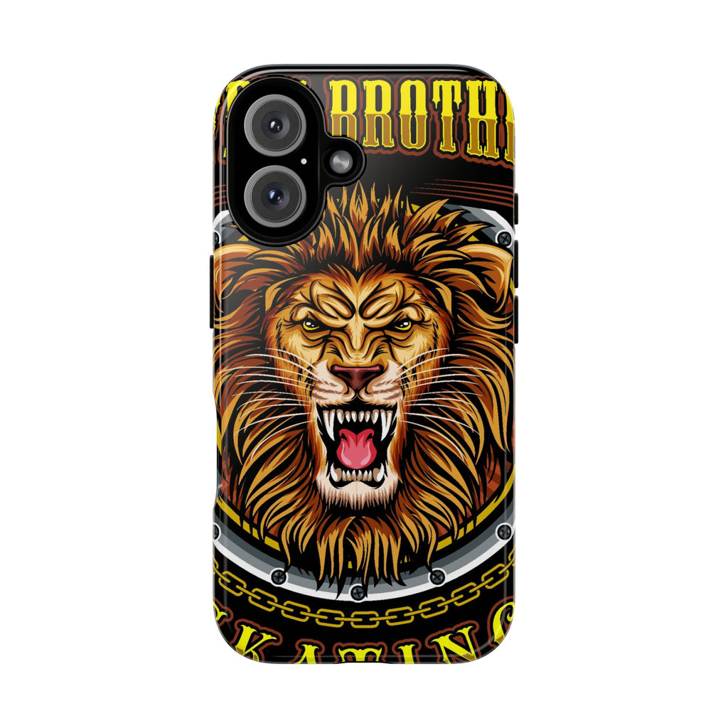 Lion King Tough Cases Phone Case — Fierce Roaring Lion Design, Protective Shockproof Cover