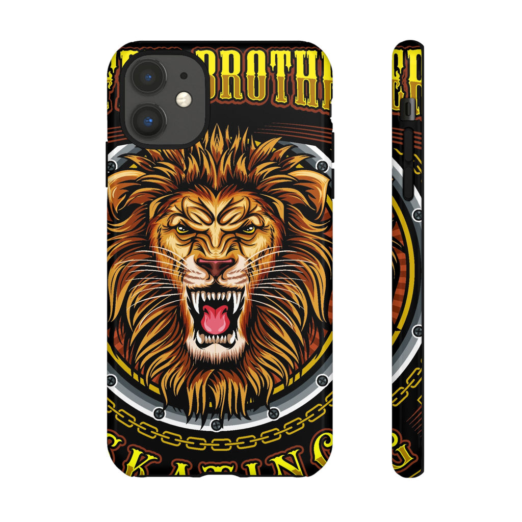 Lion King Tough Cases Phone Case — Fierce Roaring Lion Design, Protective Shockproof Cover