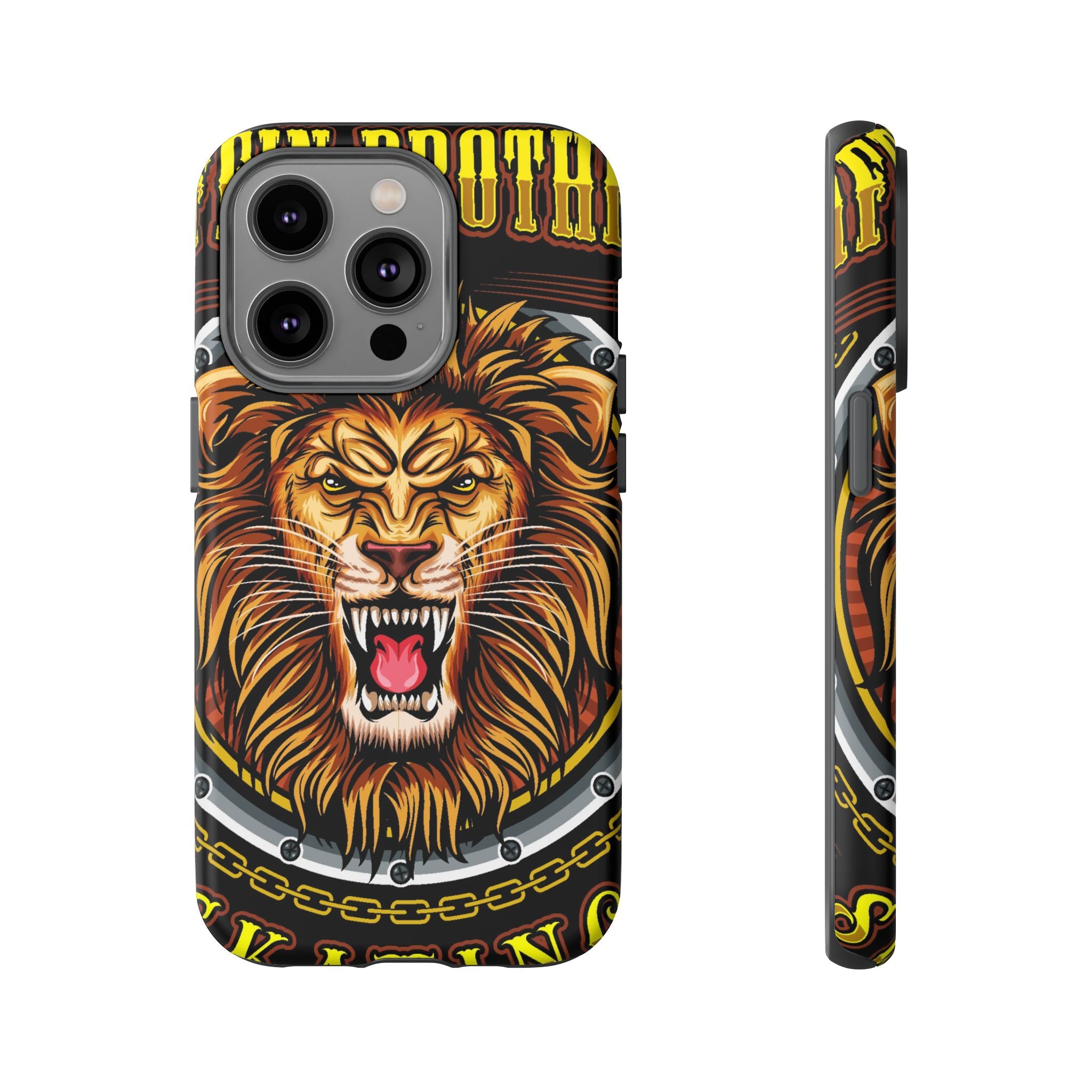 Lion King Tough Cases Phone Case — Fierce Roaring Lion Design, Protective Shockproof Cover