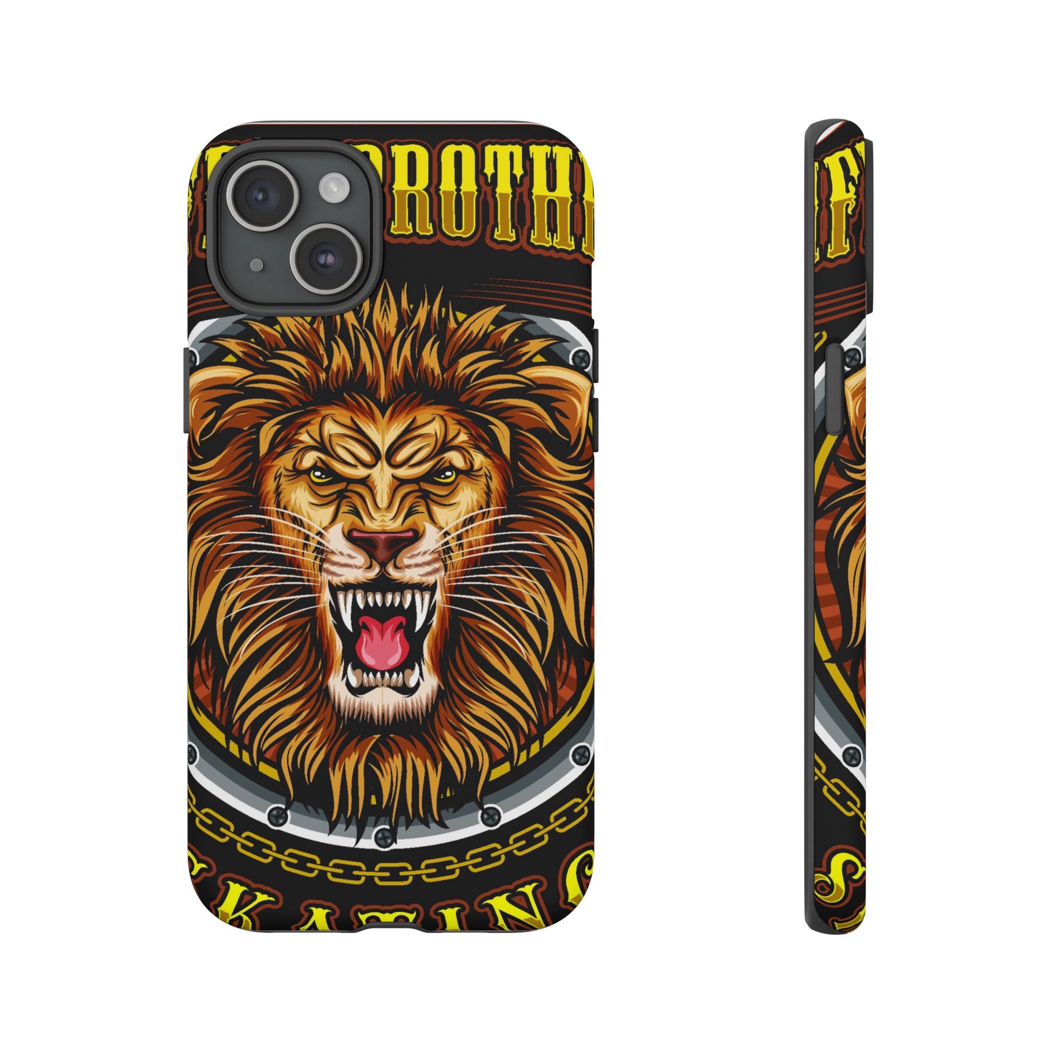 Lion King Tough Cases Phone Case — Fierce Roaring Lion Design, Protective Shockproof Cover