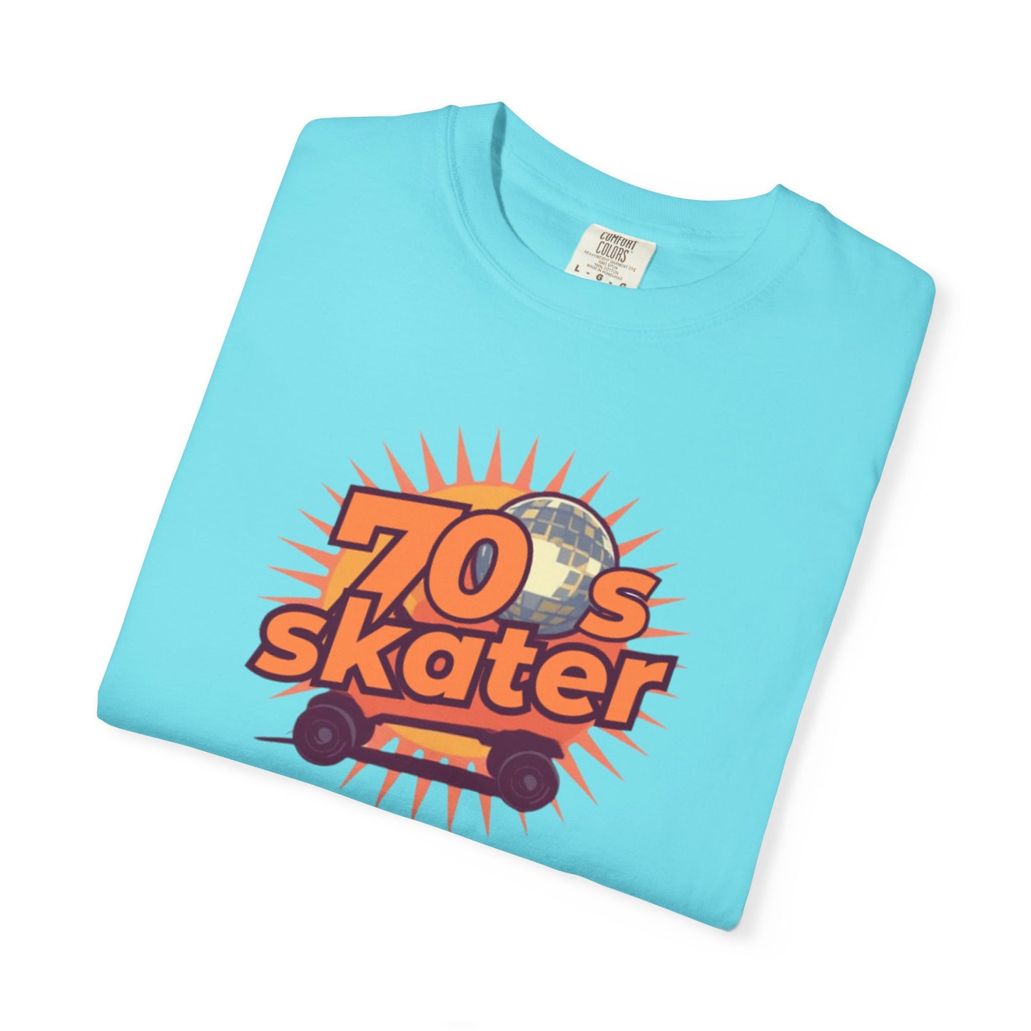 70s Skater T-Shirt — Retro Roller Skate Graphic Tee