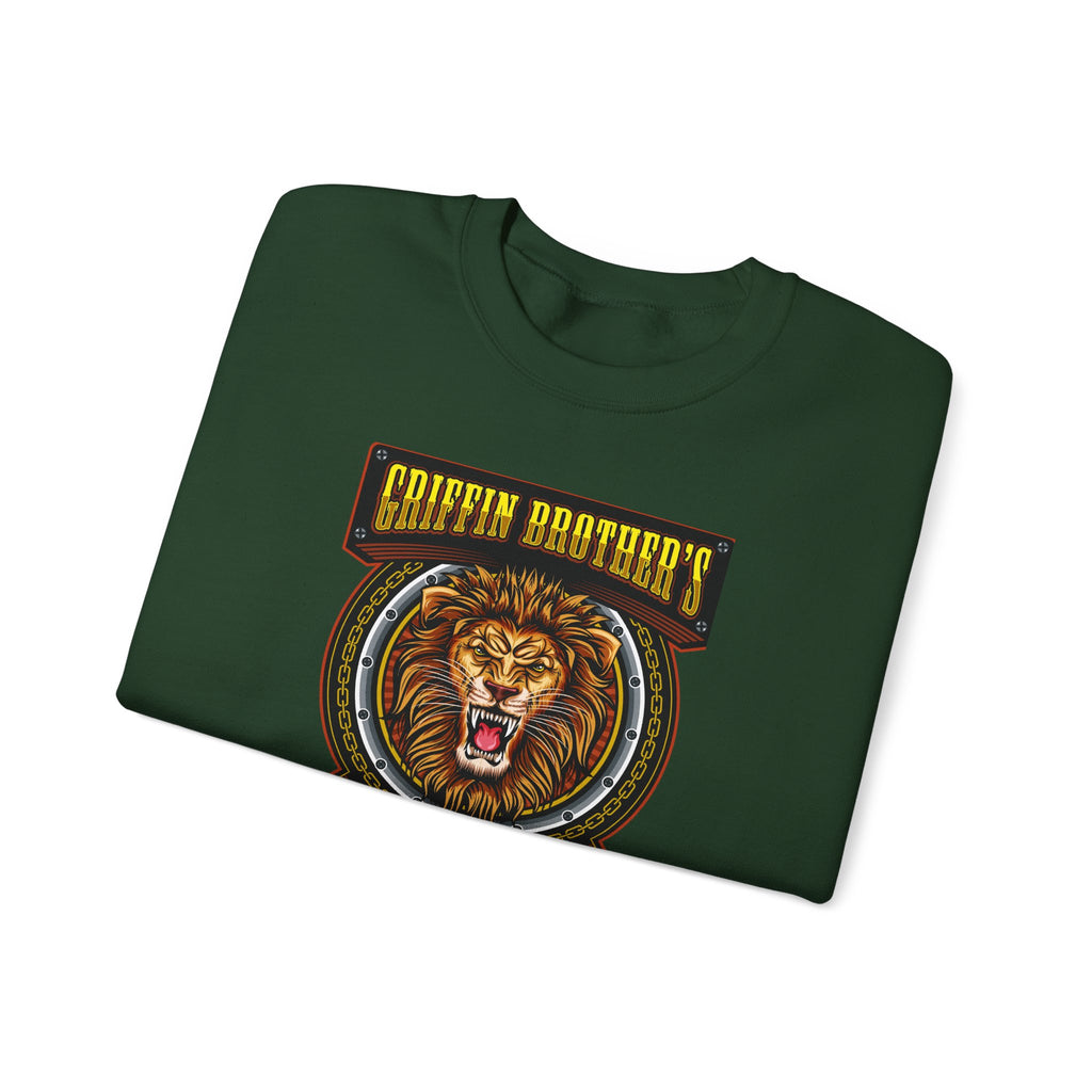 Griffin Brothers Skating Lion Crewneck Sweatshirt