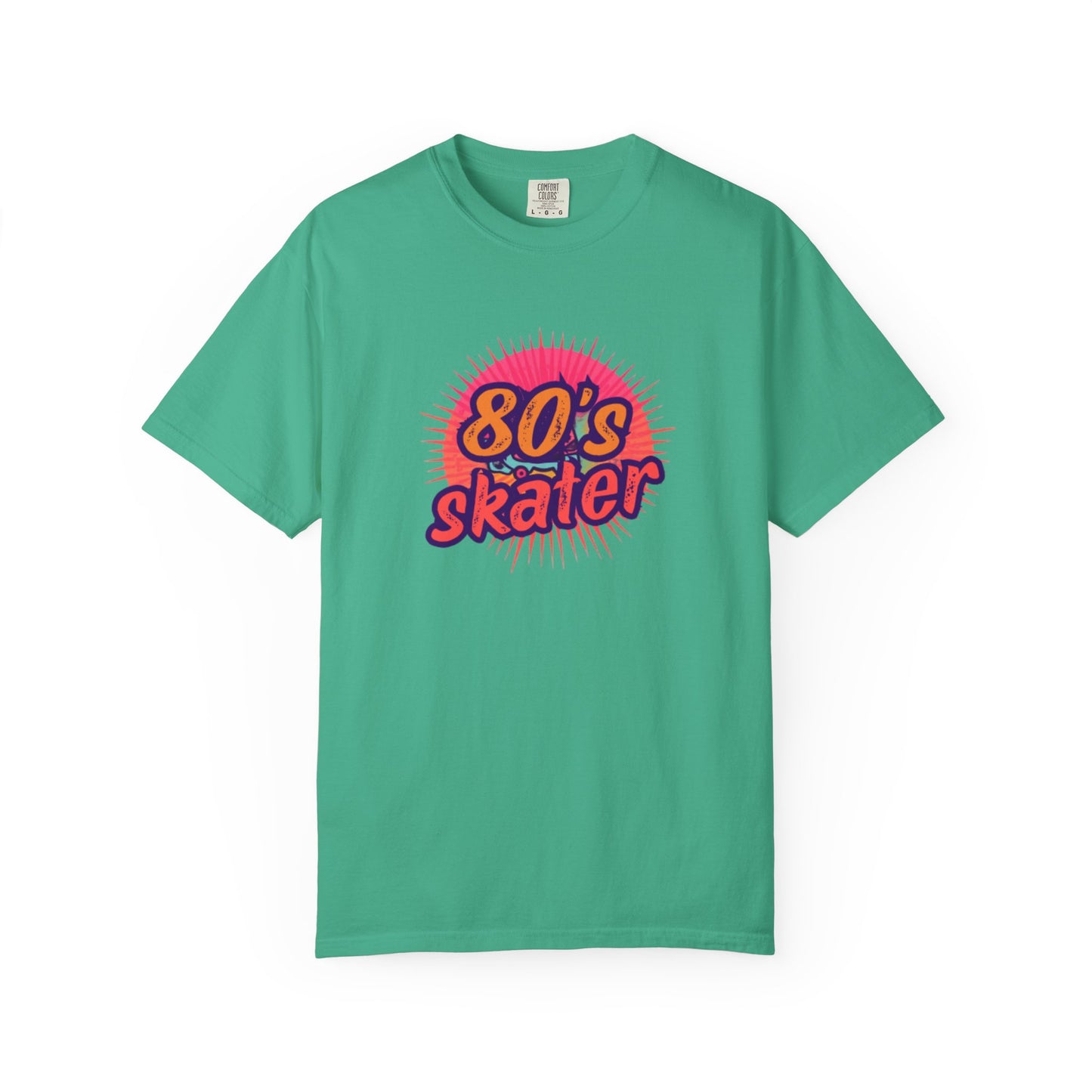 80's Skater T-Shirt — Retro Neon Skateboard Tee