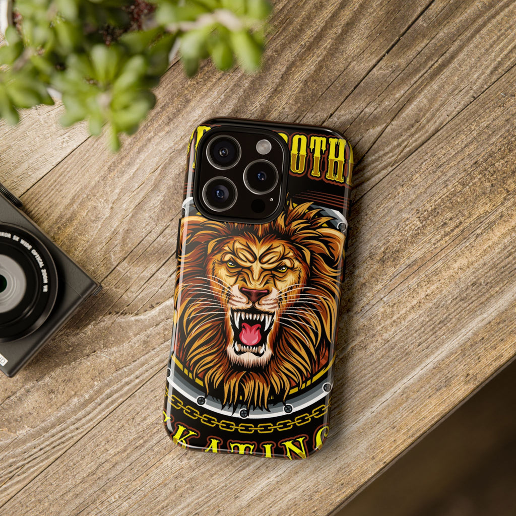 Lion King Tough Cases Phone Case — Fierce Roaring Lion Design, Protective Shockproof Cover