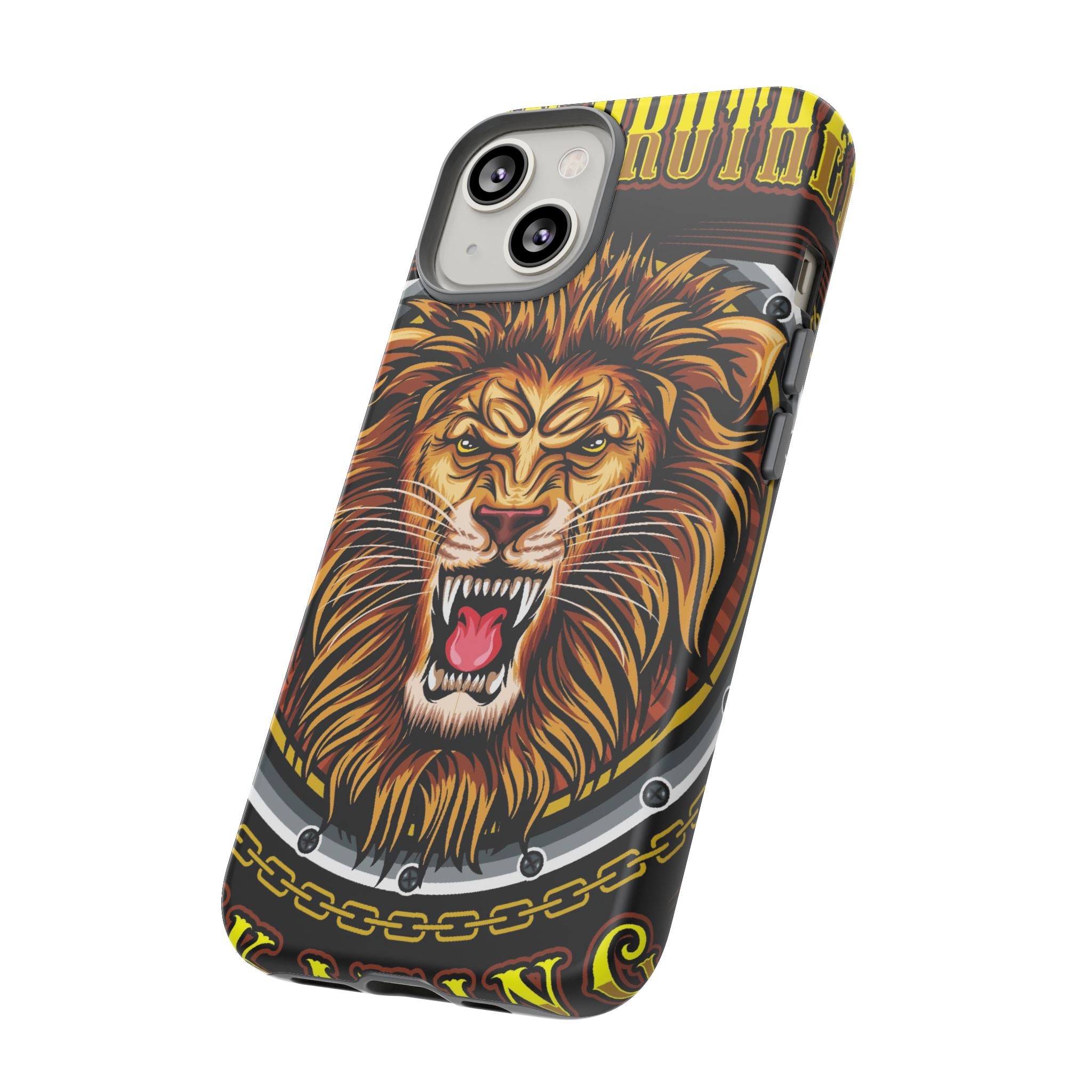 Lion King Tough Cases Phone Case — Fierce Roaring Lion Design, Protective Shockproof Cover