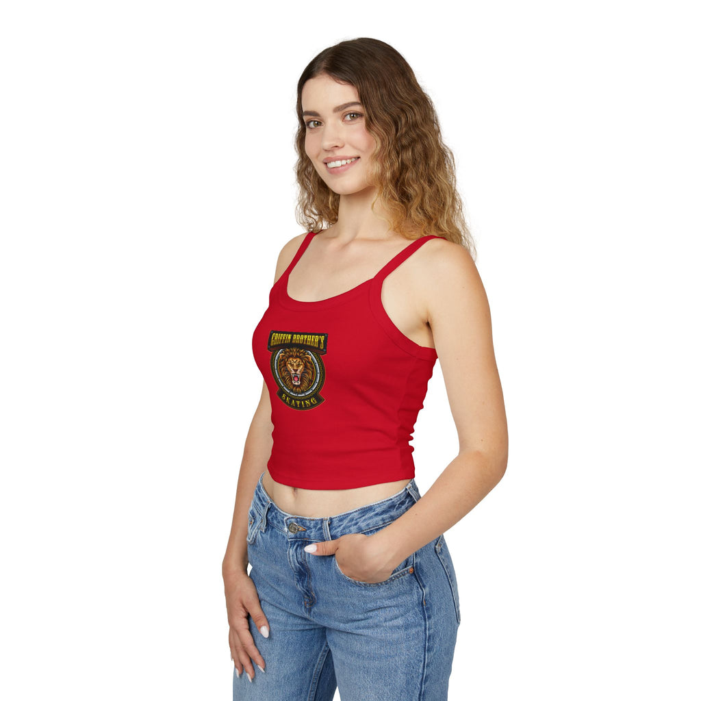 Lion Crest Skating Tank Top — Griffith Brothers Vintage Athletic Crop