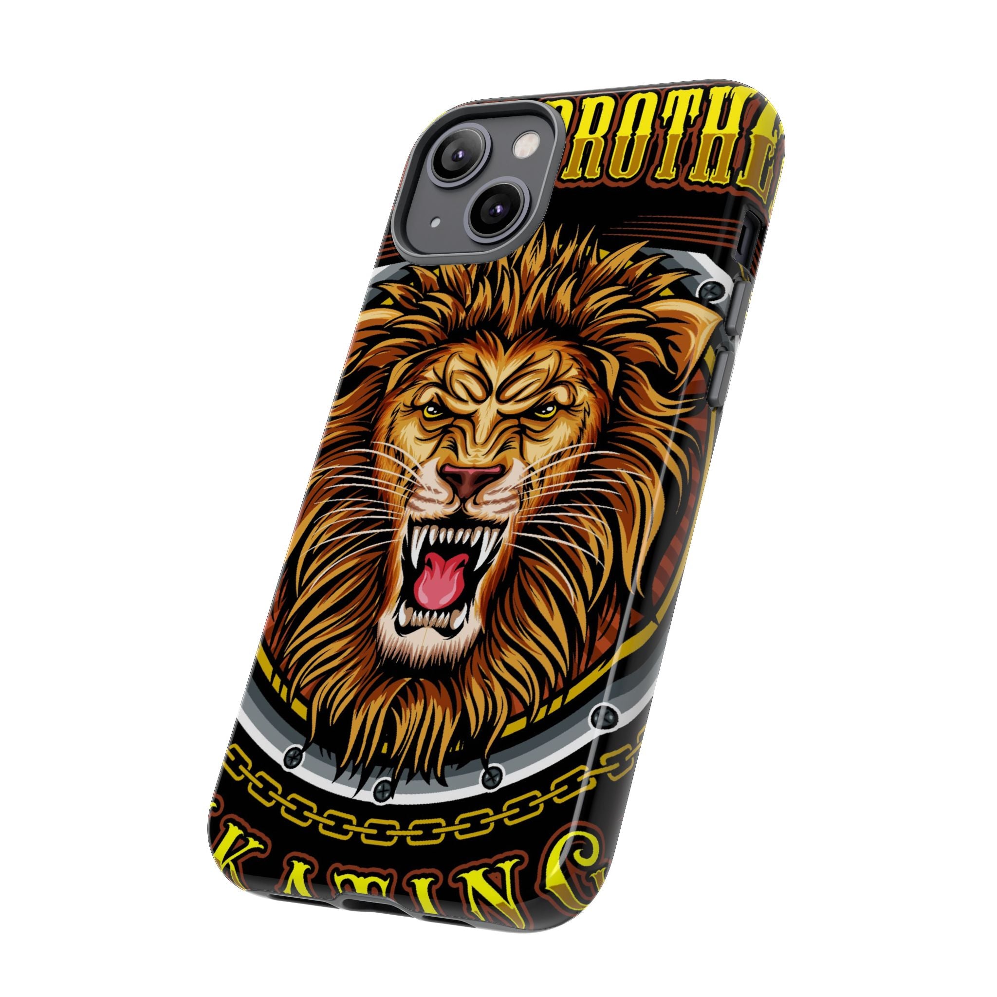Lion King Tough Cases Phone Case — Fierce Roaring Lion Design, Protective Shockproof Cover