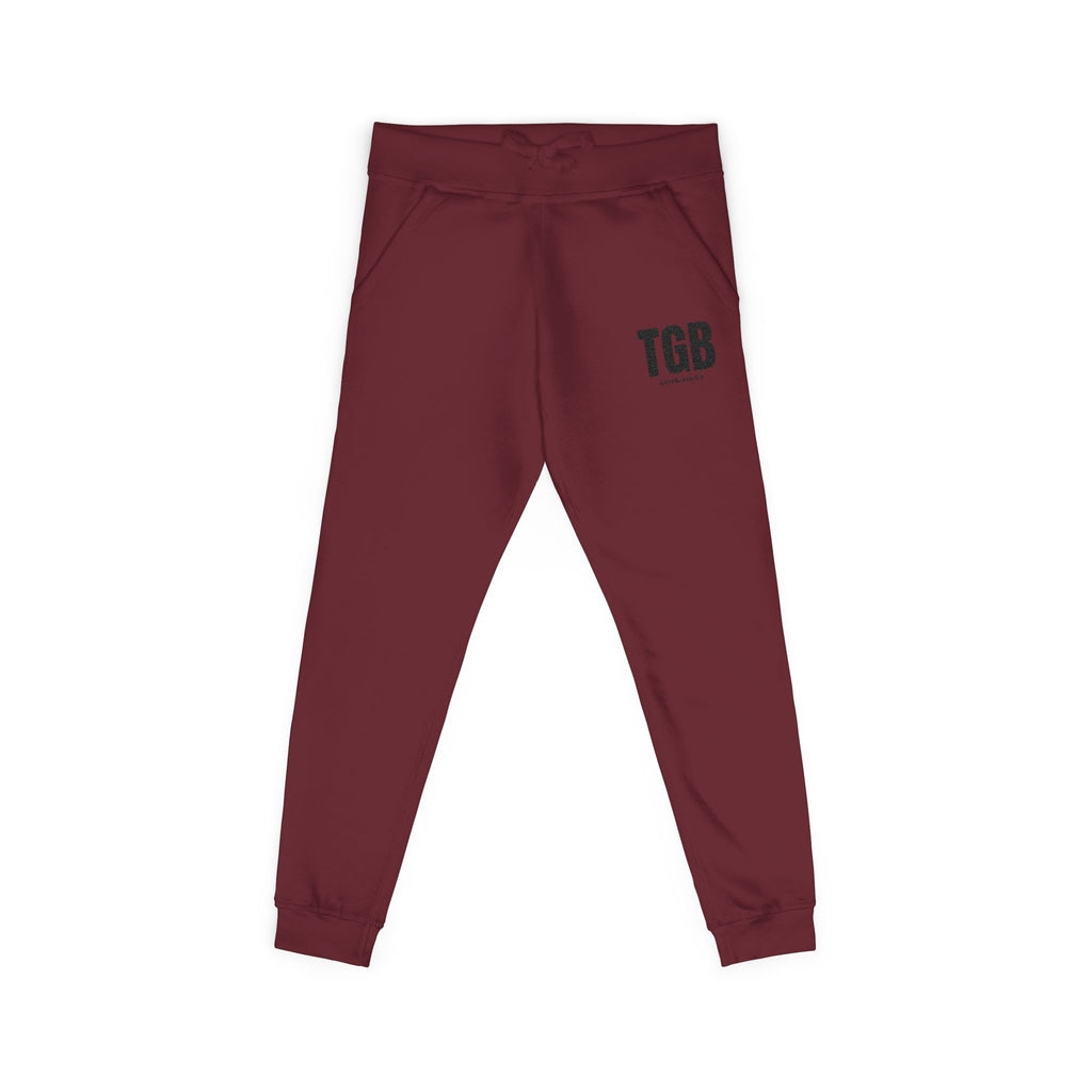 Embroidered 'TGB' Fleece Sweatpants – Cozy Casual Joggers
