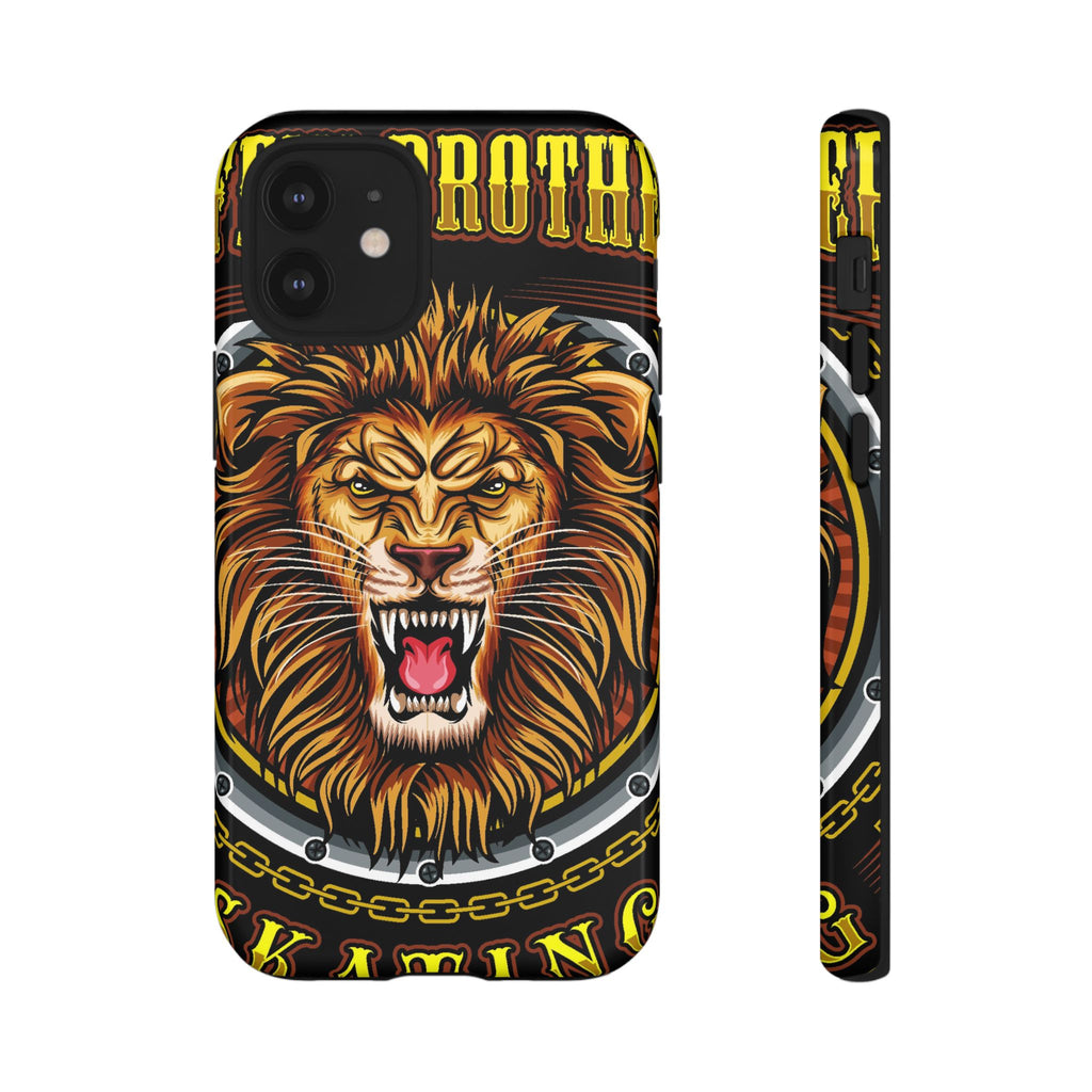 Lion King Tough Cases Phone Case — Fierce Roaring Lion Design, Protective Shockproof Cover