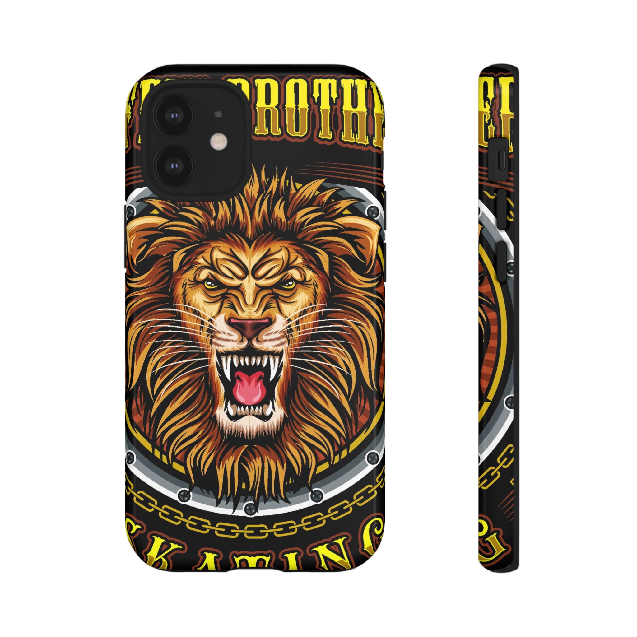 Lion King Tough Cases Phone Case — Fierce Roaring Lion Design, Protective Shockproof Cover