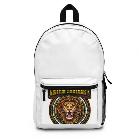 Lion Emblem Backpack — Griffin Brothers Vintage Roaring Lion Graphic