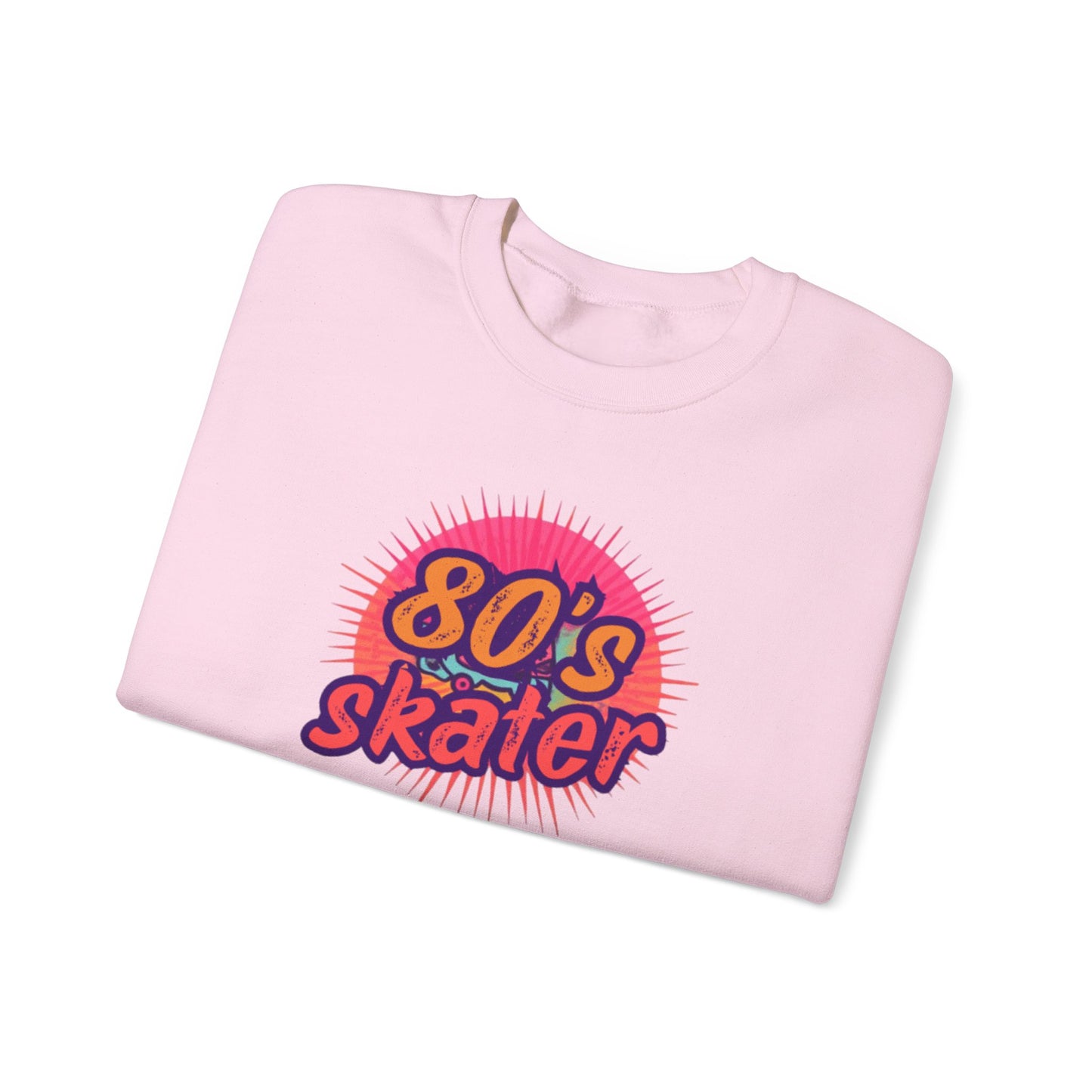 80's Skater Sweatshirt - Retro Skateboarding Crewneck