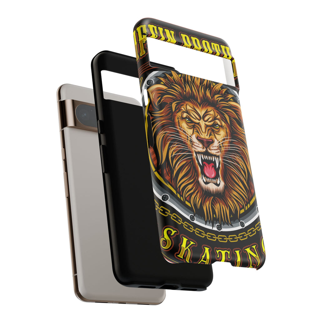 Lion King Tough Cases Phone Case — Fierce Roaring Lion Design, Protective Shockproof Cover