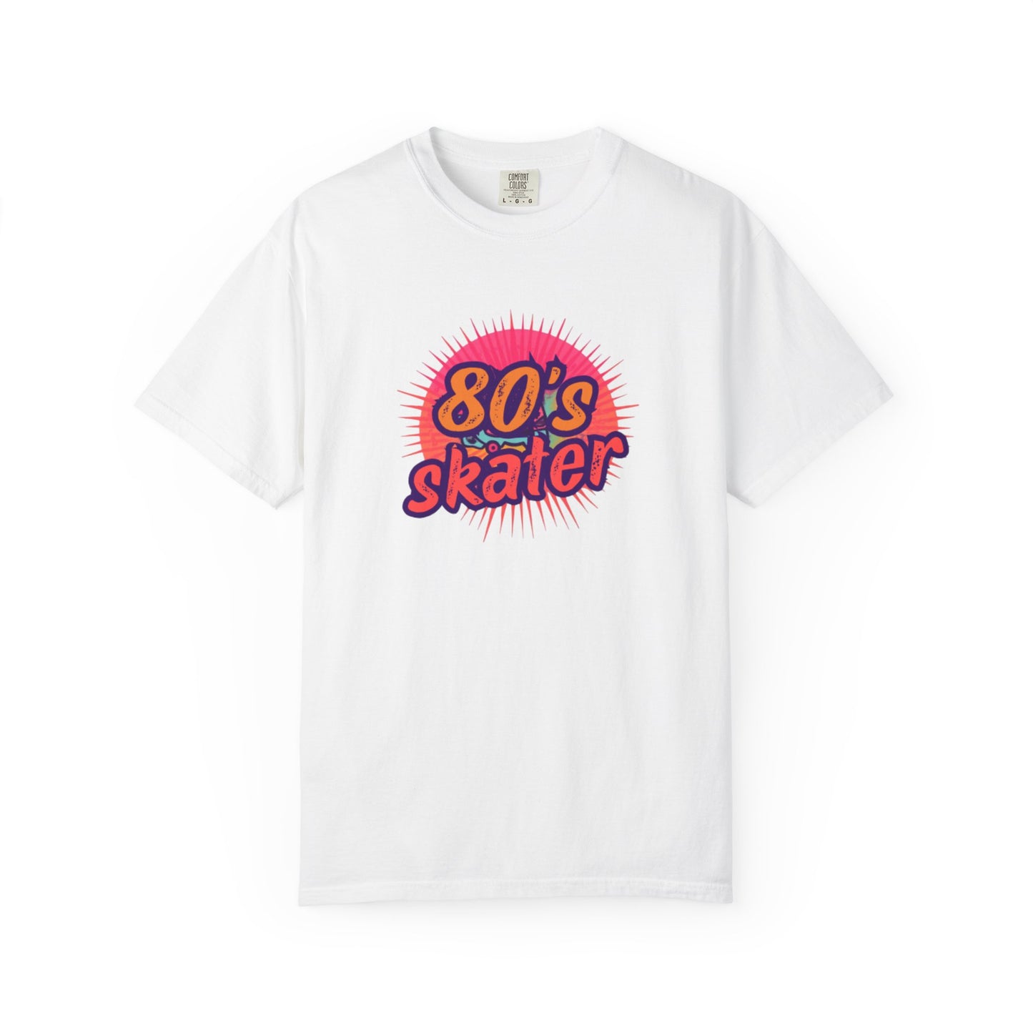 80's Skater T-Shirt — Retro Neon Skateboard Tee