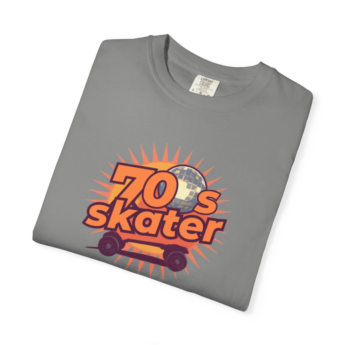 70s Skater T-Shirt — Retro Roller Skate Graphic Tee