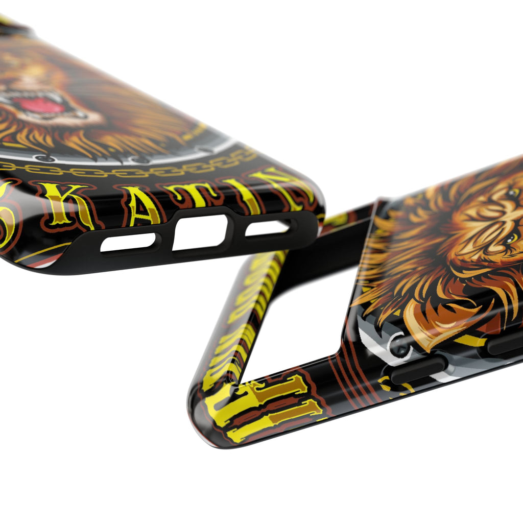Lion King Tough Cases Phone Case — Fierce Roaring Lion Design, Protective Shockproof Cover