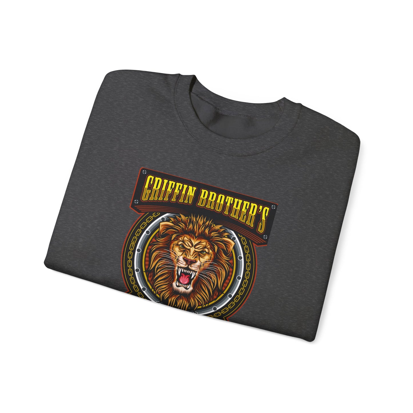 Griffin Brothers Skating Lion Crewneck Sweatshirt