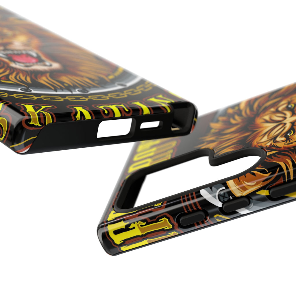 Lion King Tough Cases Phone Case — Fierce Roaring Lion Design, Protective Shockproof Cover