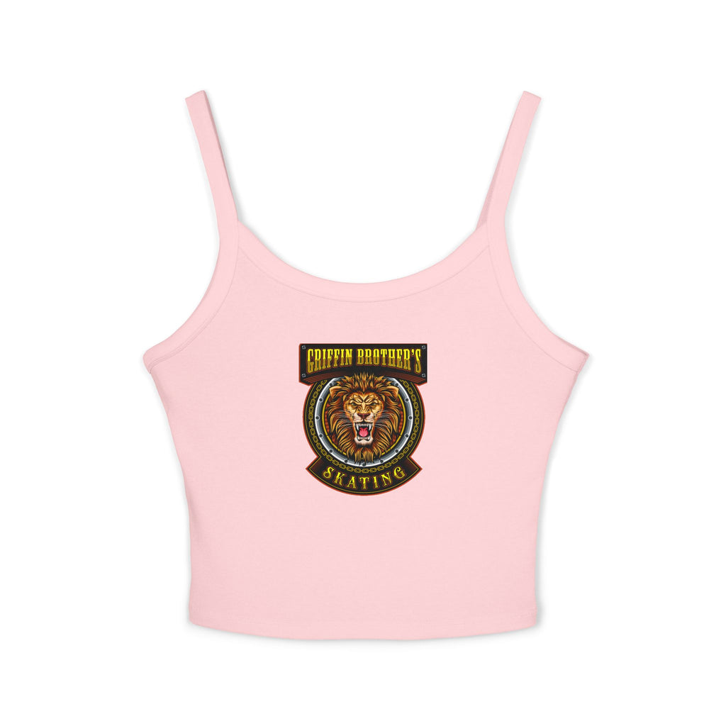 Lion Crest Skating Tank Top — Griffith Brothers Vintage Athletic Crop
