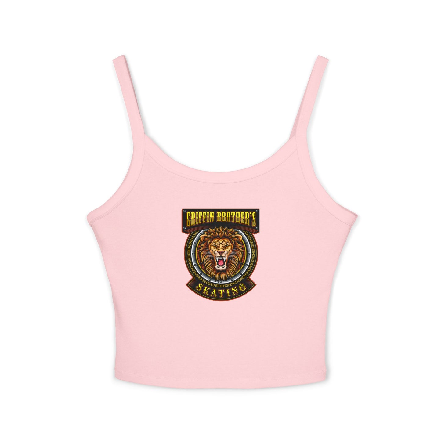 Lion Crest Skating Tank Top — Griffith Brothers Vintage Athletic Crop
