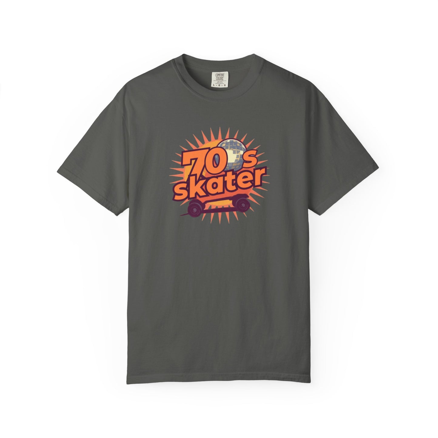 70s Skater T-Shirt — Retro Roller Skate Graphic Tee