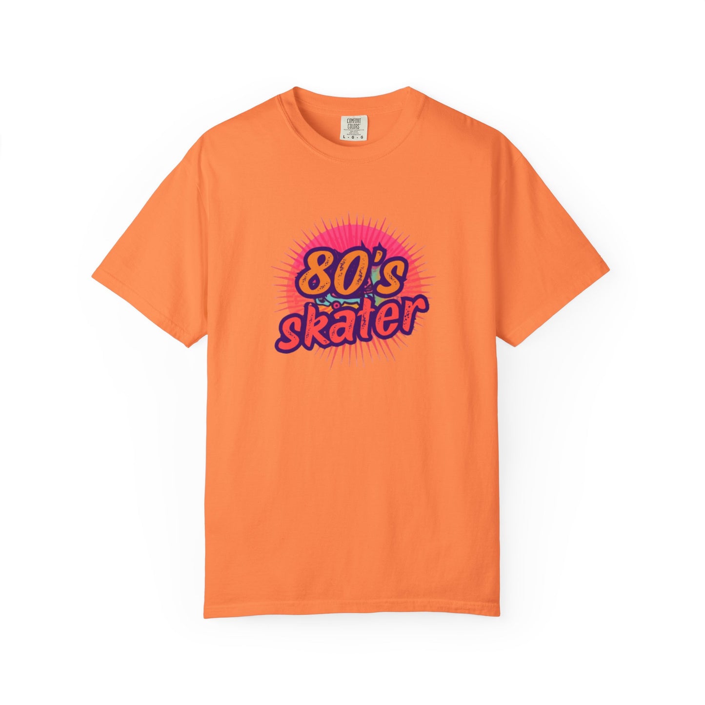 80's Skater T-Shirt — Retro Neon Skateboard Tee