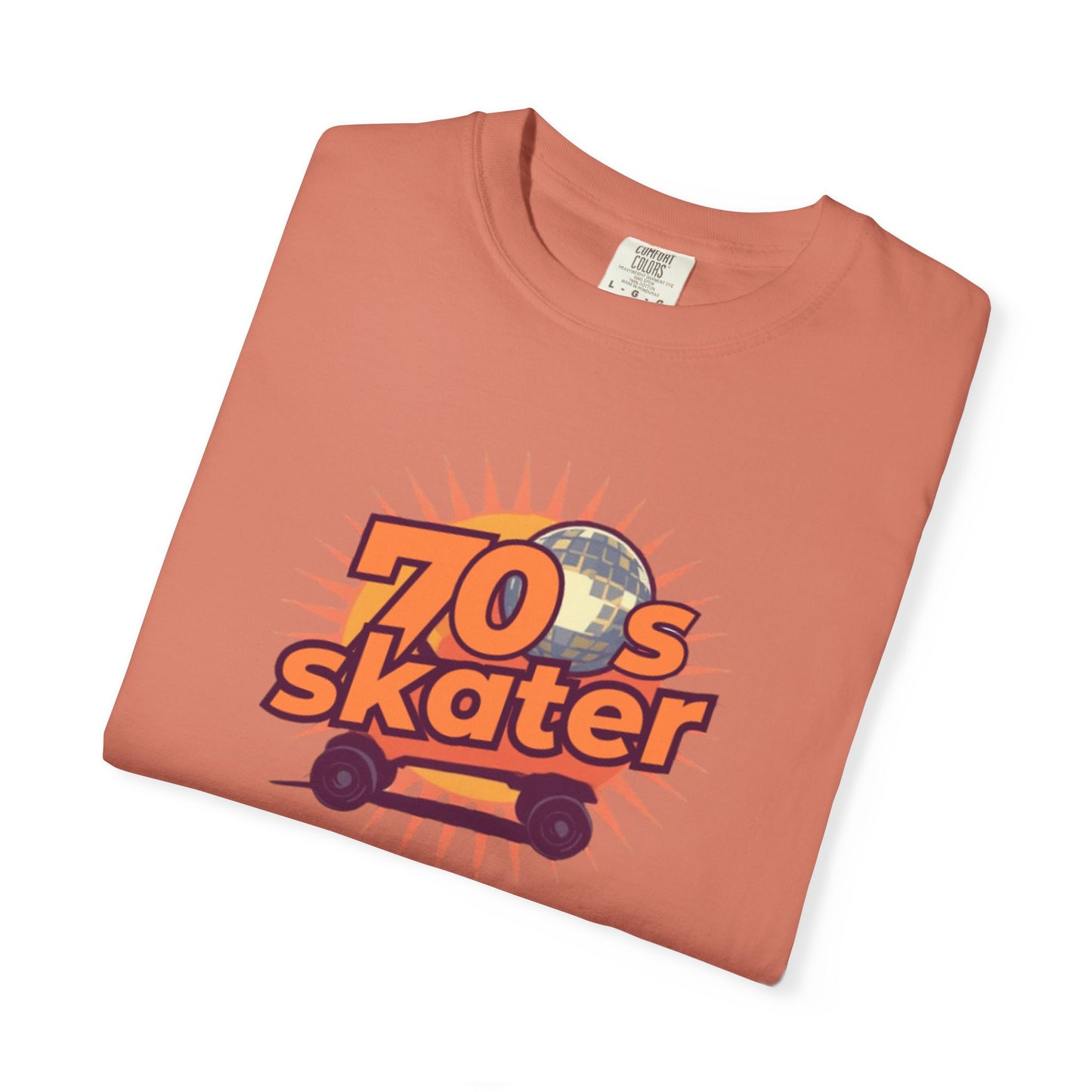 70s Skater T-Shirt — Retro Roller Skate Graphic Tee