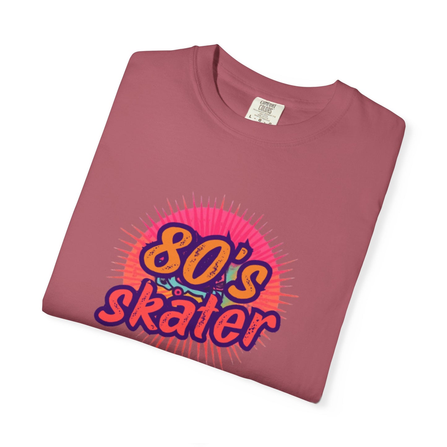 80's Skater T-Shirt — Retro Neon Skateboard Tee