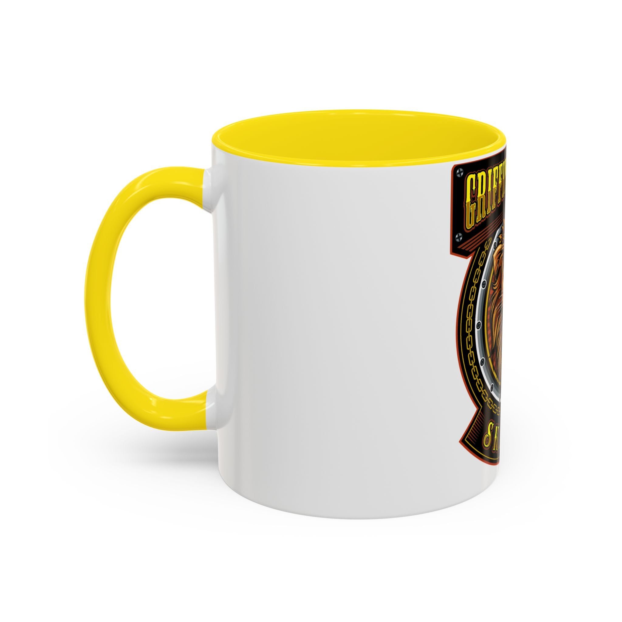 Griffin Brother's Skating Lion Accent Coffee Mug — 11/15oz