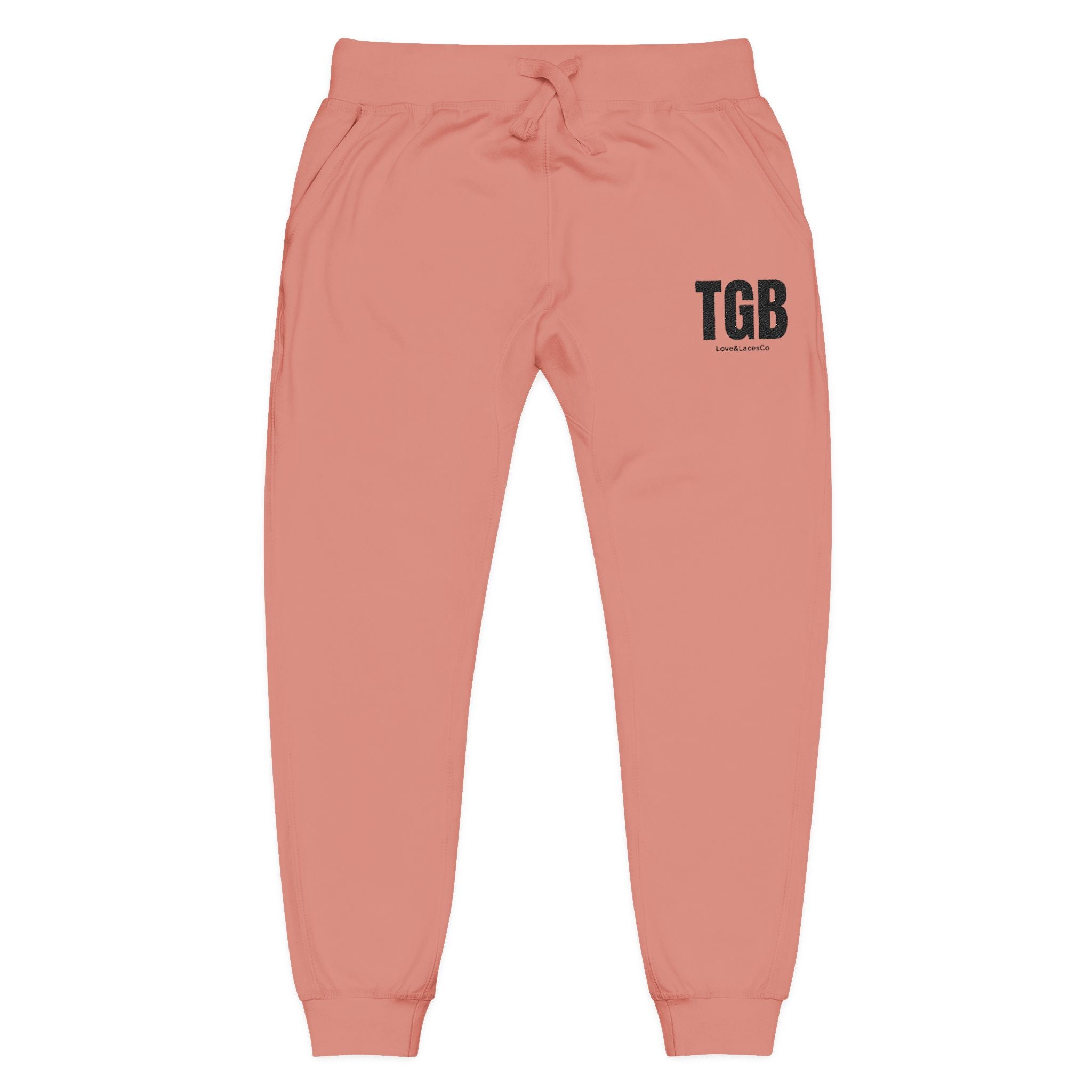 Embroidered 'TGB' Fleece Sweatpants – Cozy Casual Joggers