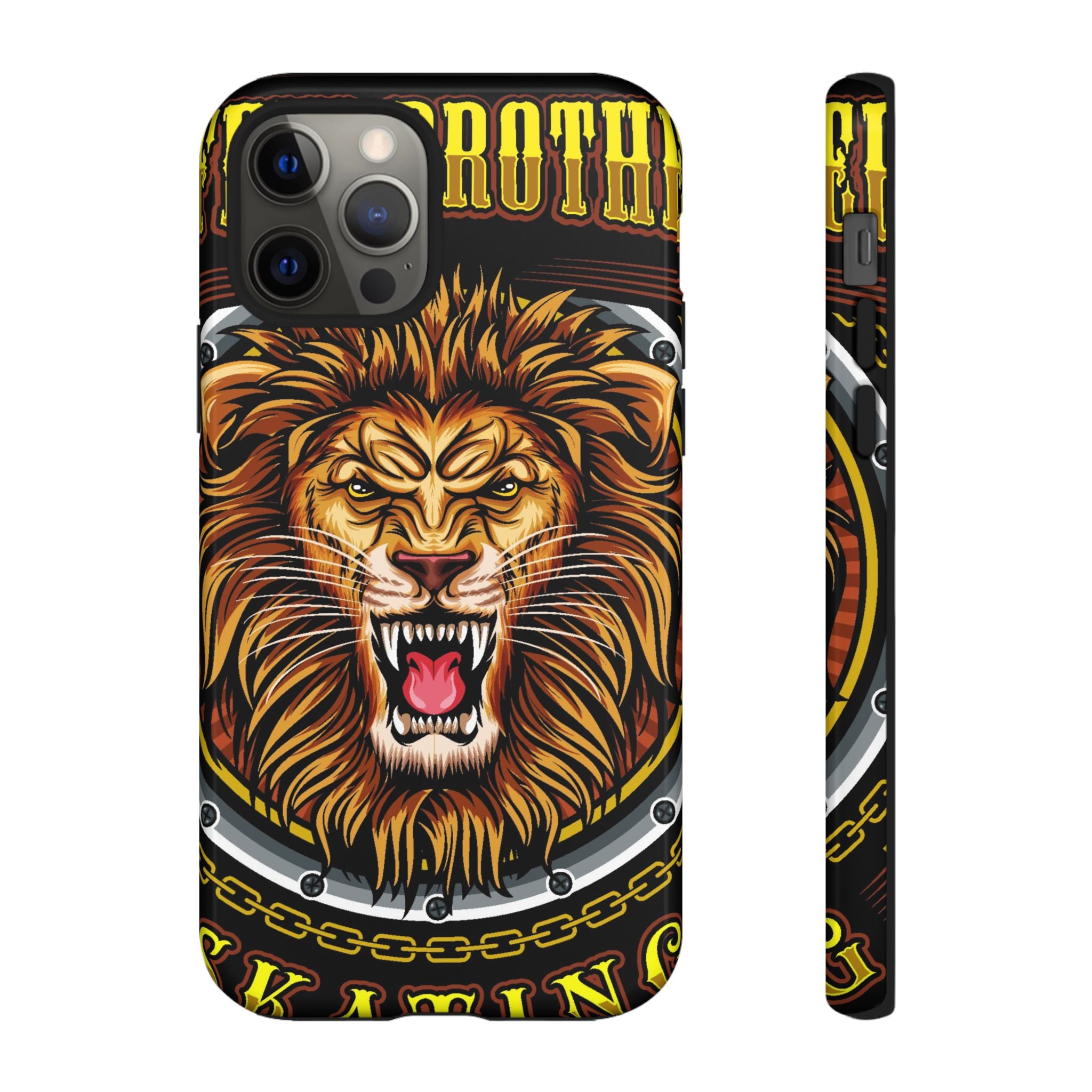 Lion King Tough Cases Phone Case — Fierce Roaring Lion Design, Protective Shockproof Cover