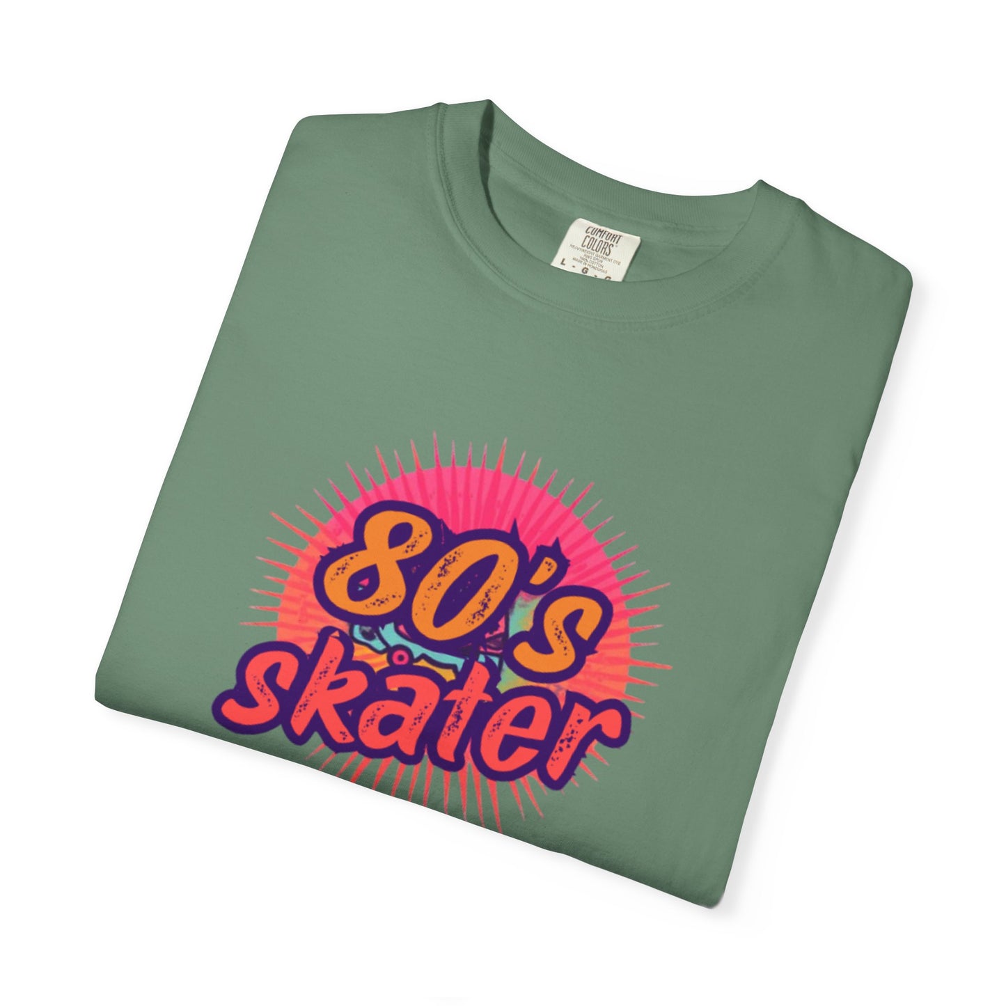 80's Skater T-Shirt — Retro Neon Skateboard Tee