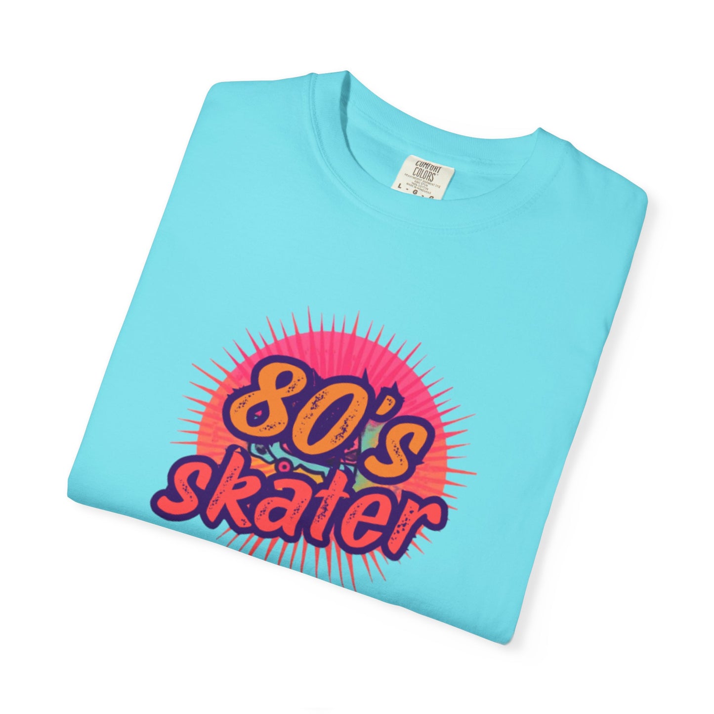 80's Skater T-Shirt — Retro Neon Skateboard Tee