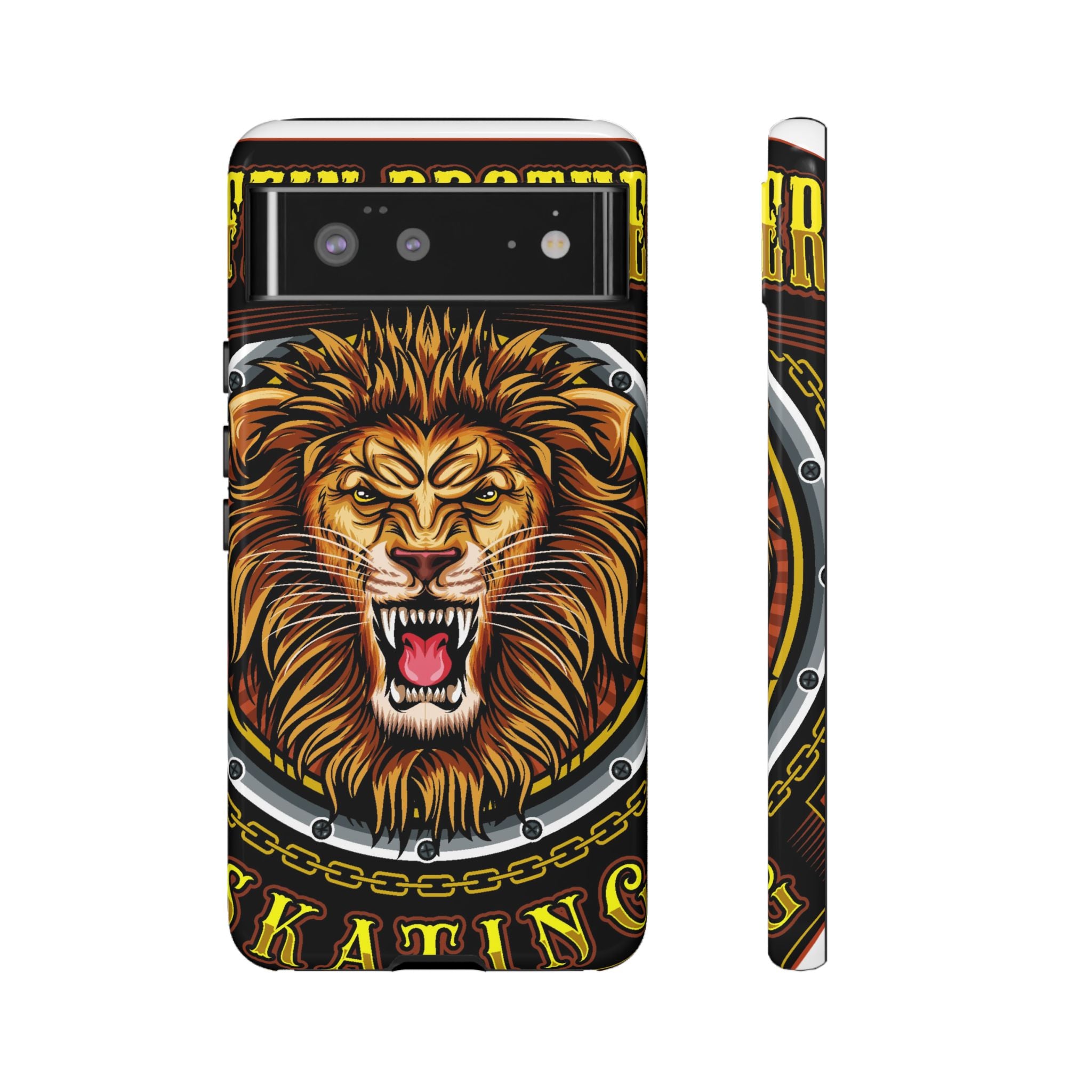 Lion King Tough Cases Phone Case — Fierce Roaring Lion Design, Protective Shockproof Cover