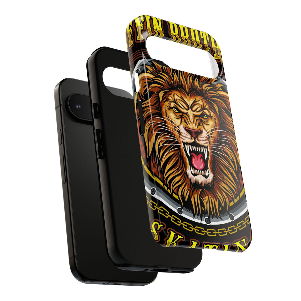 Lion King Tough Cases Phone Case — Fierce Roaring Lion Design, Protective Shockproof Cover