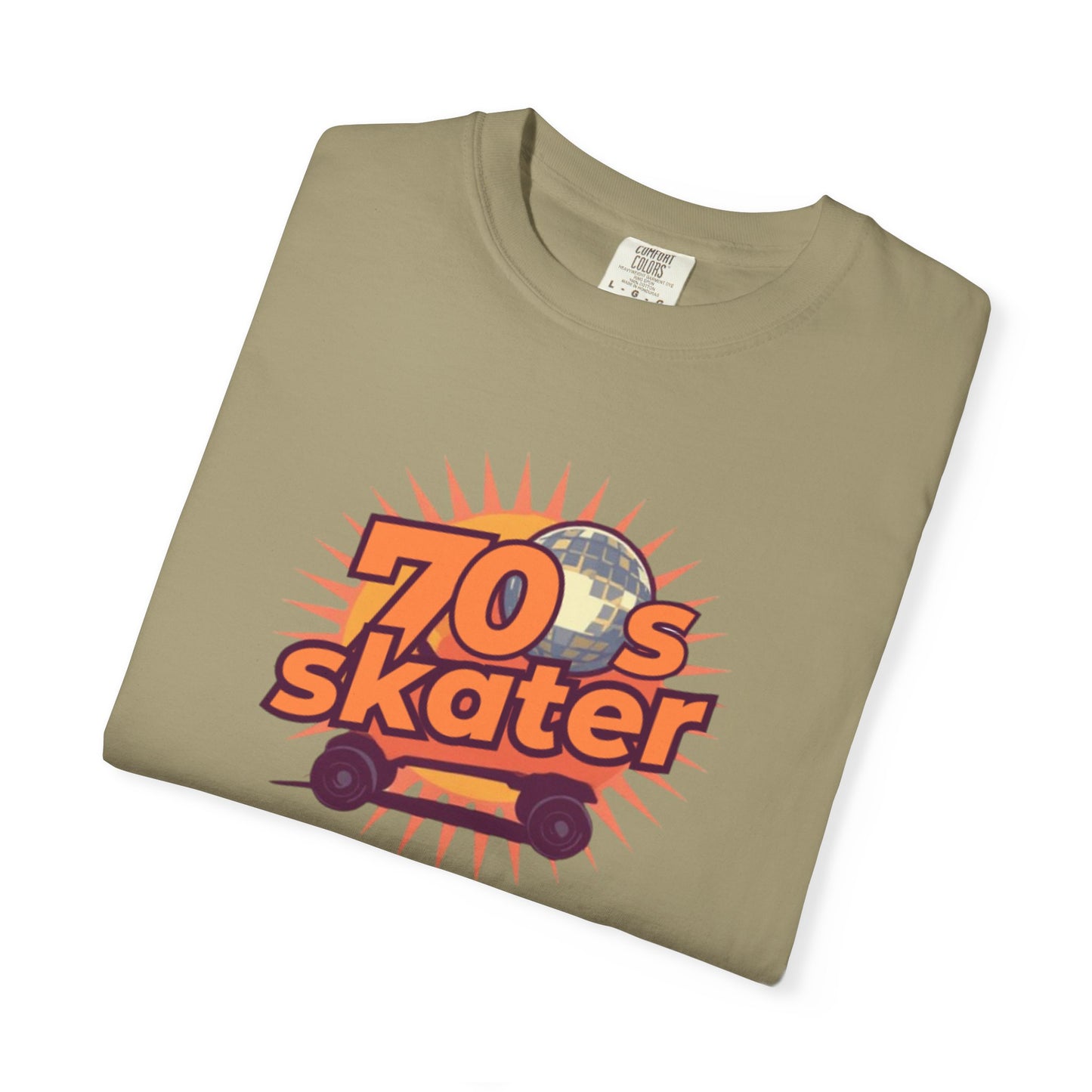 70s Skater T-Shirt — Retro Roller Skate Graphic Tee