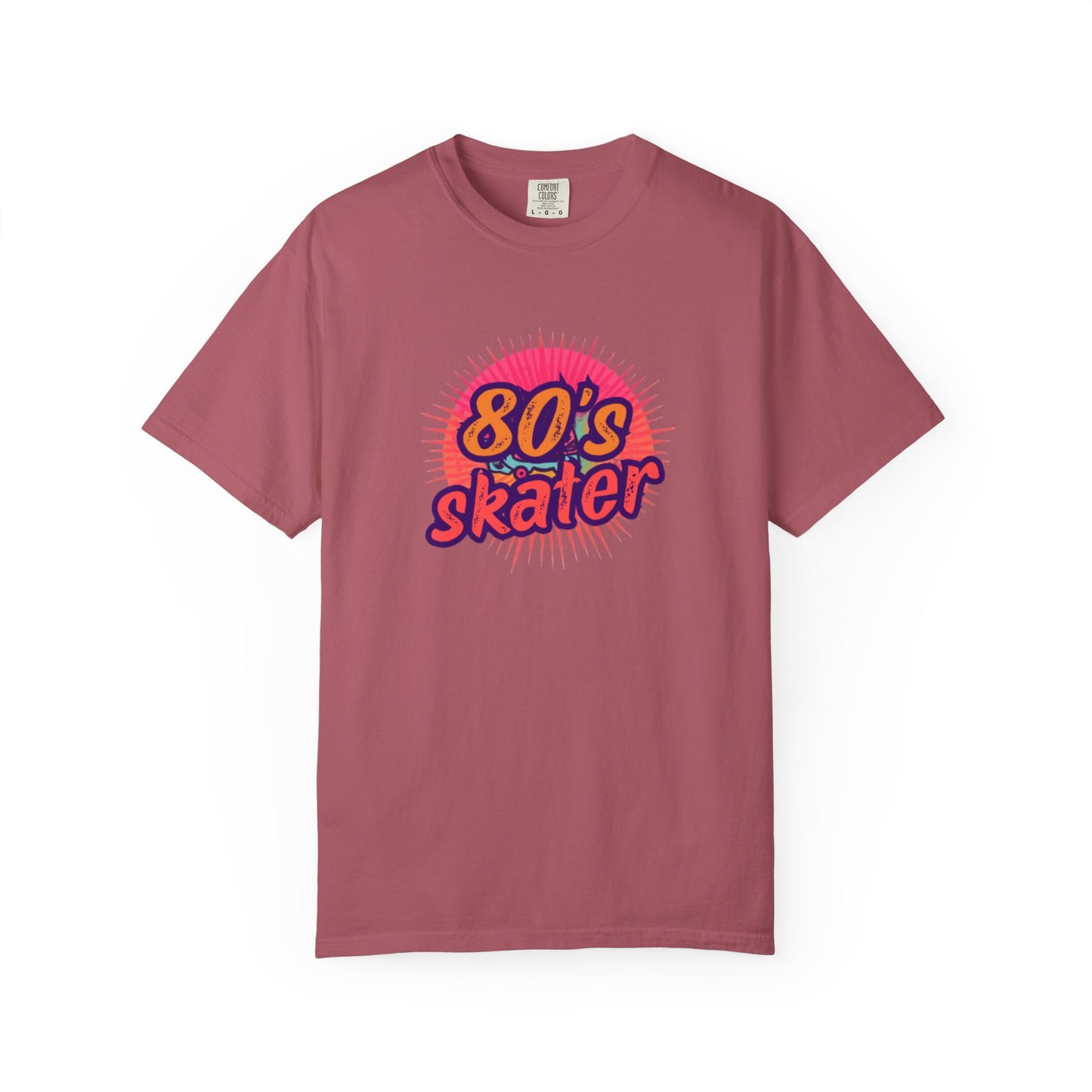 80's Skater T-Shirt — Retro Neon Skateboard Tee