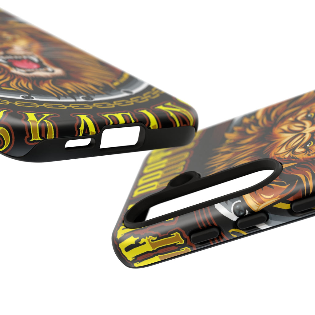 Lion King Tough Cases Phone Case — Fierce Roaring Lion Design, Protective Shockproof Cover