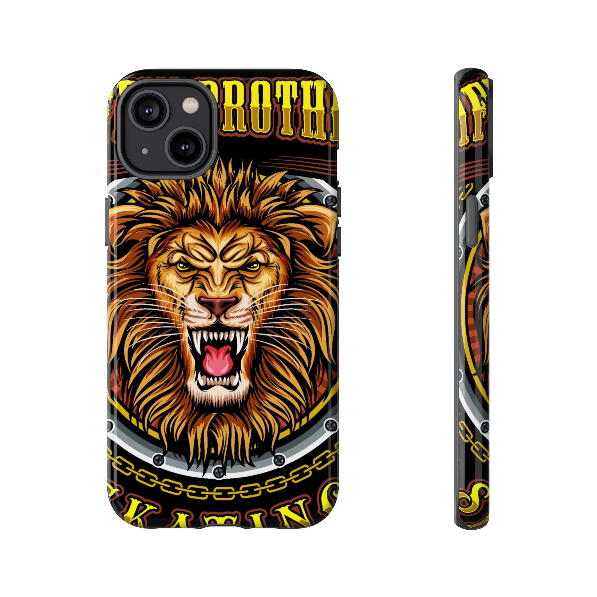 Lion King Tough Cases Phone Case — Fierce Roaring Lion Design, Protective Shockproof Cover