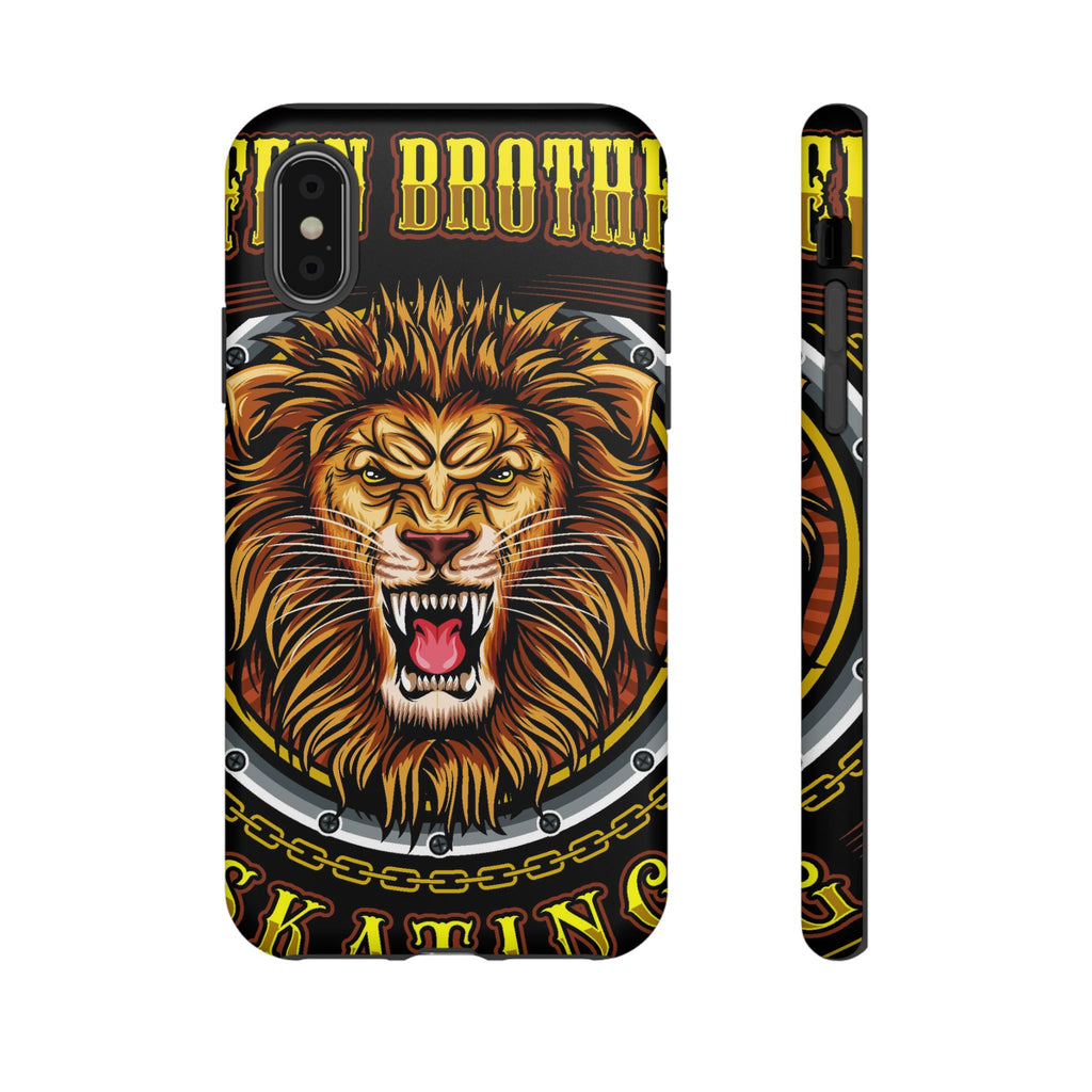 Lion King Tough Cases Phone Case — Fierce Roaring Lion Design, Protective Shockproof Cover