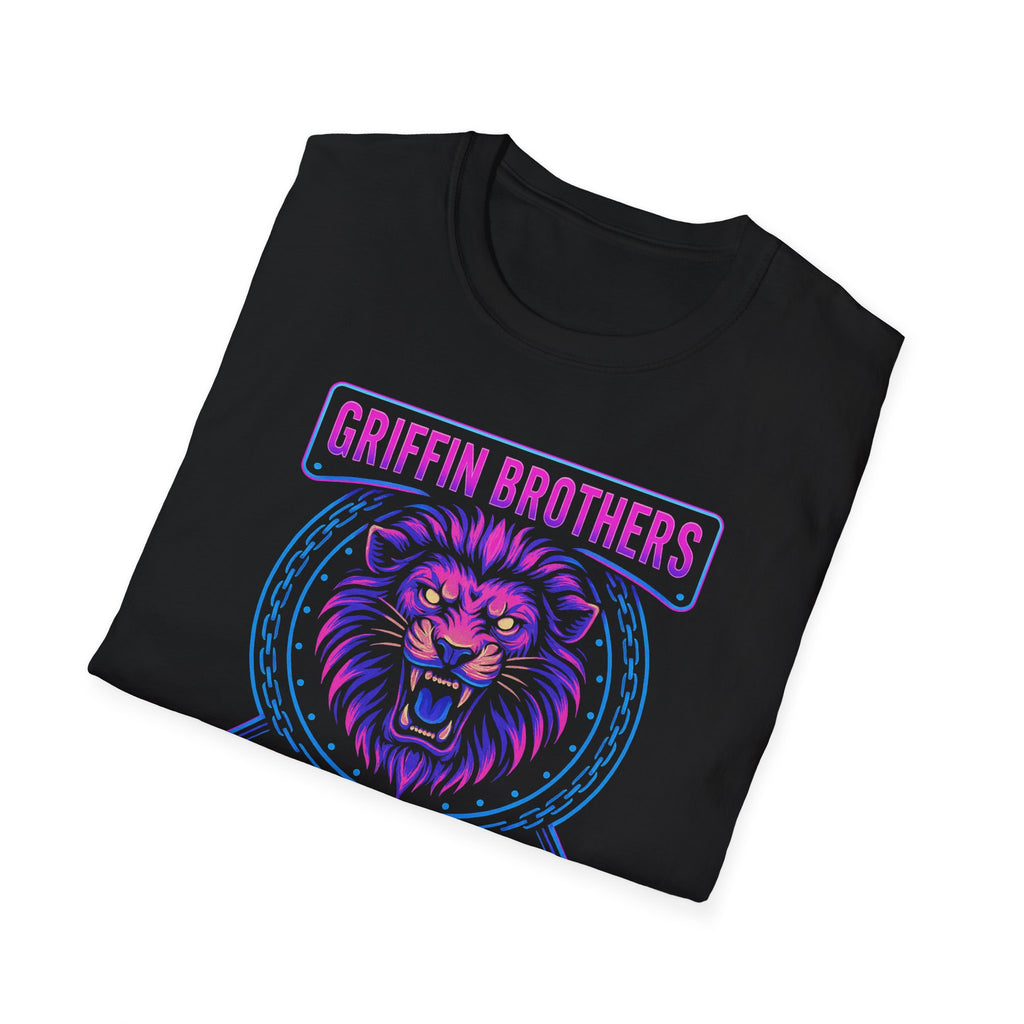 Griffin Brothers Skating T-Shirt — Neon Lion Skate Team Tee