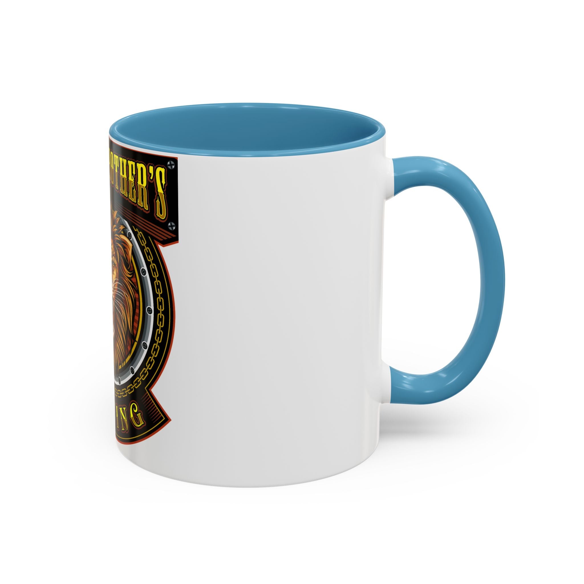 Griffin Brother's Skating Lion Accent Coffee Mug — 11/15oz