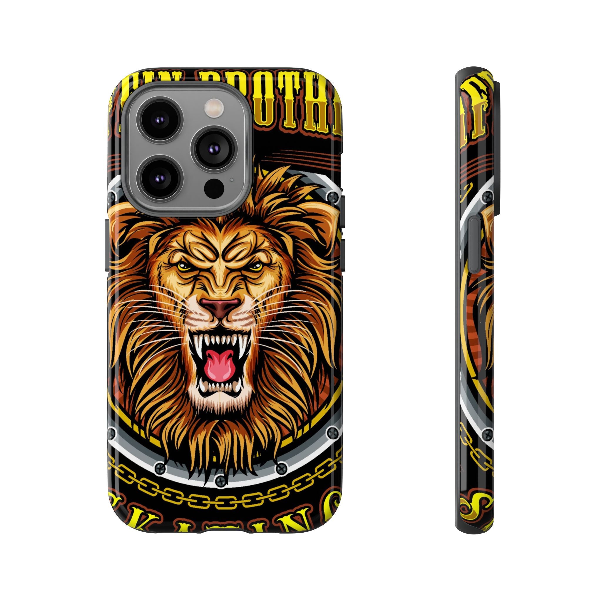 Lion King Tough Cases Phone Case — Fierce Roaring Lion Design, Protective Shockproof Cover