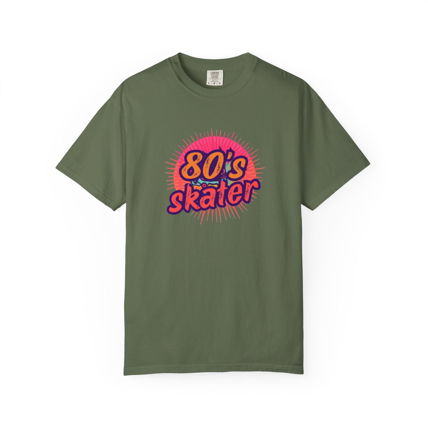 80's Skater T-Shirt — Retro Neon Skateboard Tee