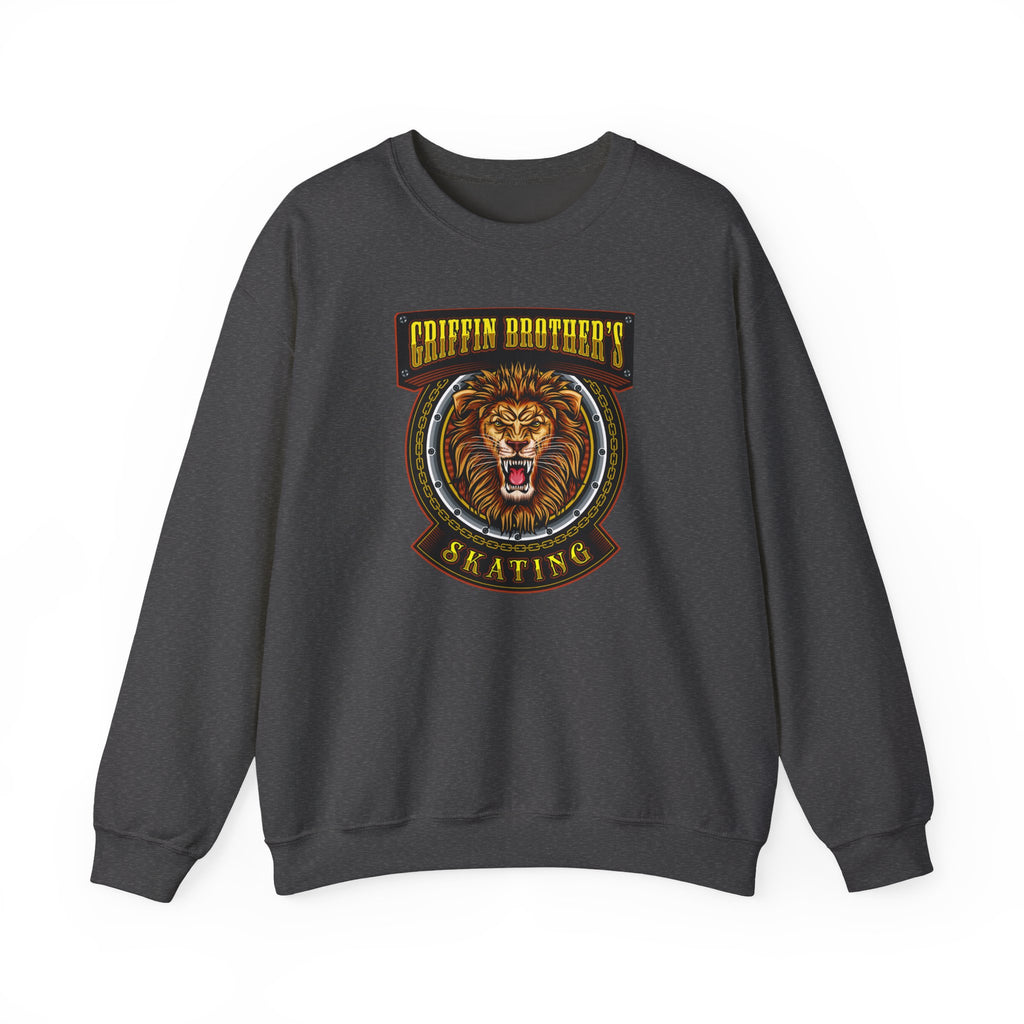 Griffin Brothers Skating Lion Crewneck Sweatshirt