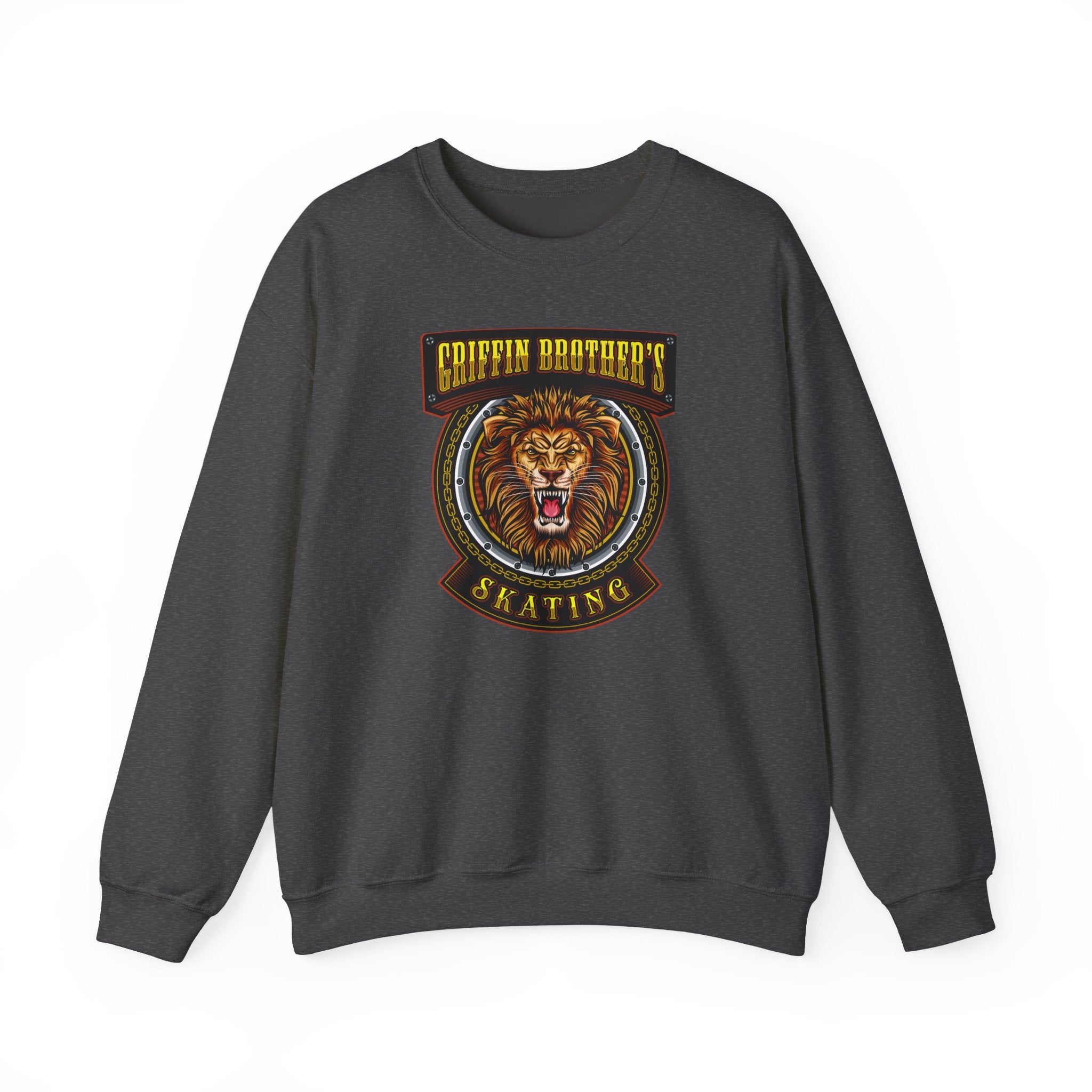 Griffin Brothers Skating Lion Crewneck Sweatshirt
