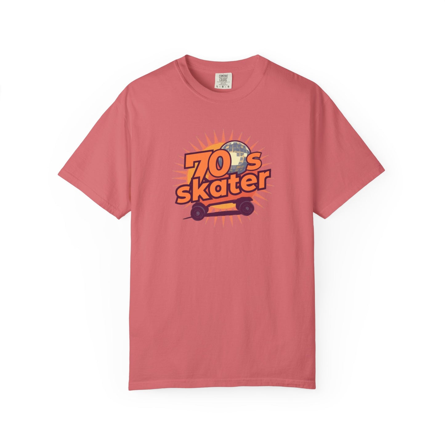 70s Skater T-Shirt — Retro Roller Skate Graphic Tee