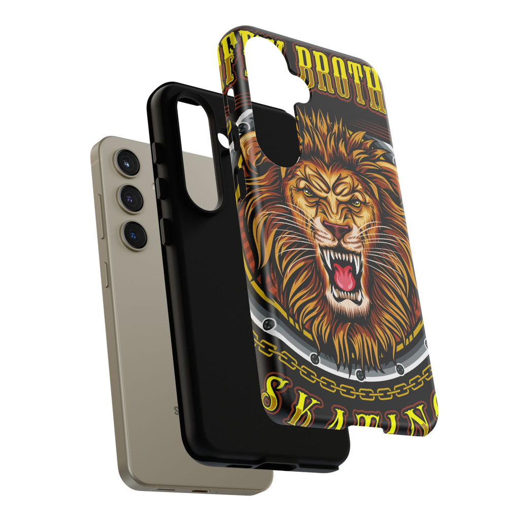 Lion King Tough Cases Phone Case — Fierce Roaring Lion Design, Protective Shockproof Cover
