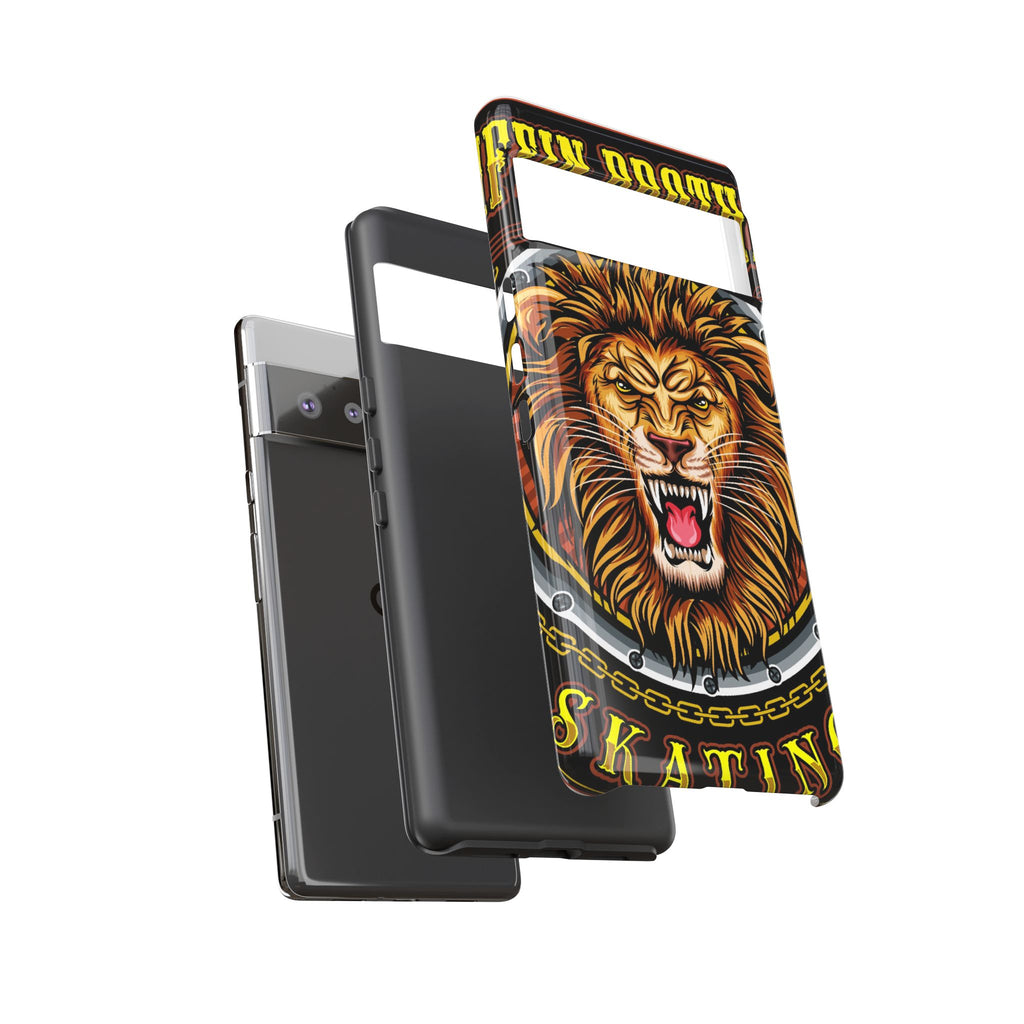 Lion King Tough Cases Phone Case — Fierce Roaring Lion Design, Protective Shockproof Cover